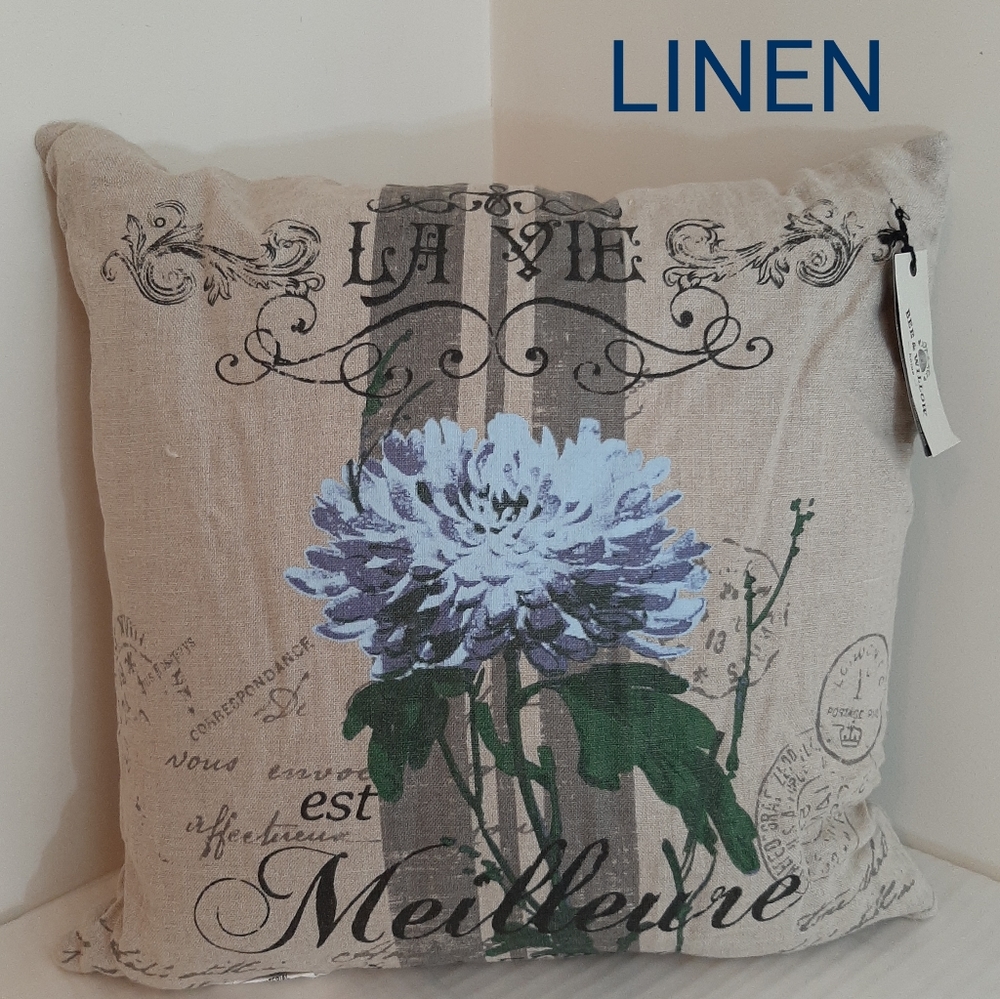 Bee & Willow LaVie Linen 20" Decorative Pillow